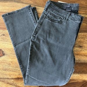 NYDJ Plus Marilyn Straight Jeans with Lift X Tuck FOLSOM Gray Wash 18W NEW NWT